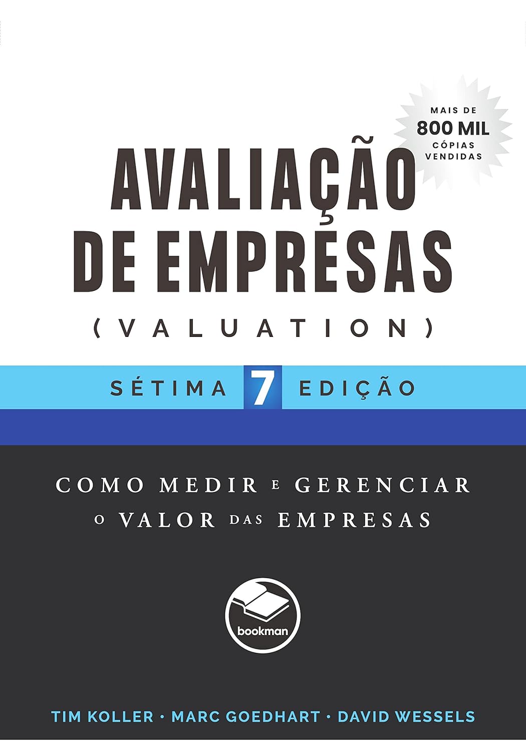 Capa do livro 'Avaliação de Empresas'