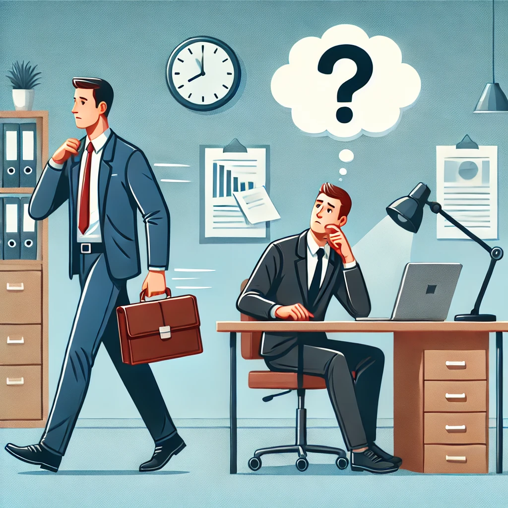 Ilustração mostrando processo de saída de sócio e avaliação empresarial